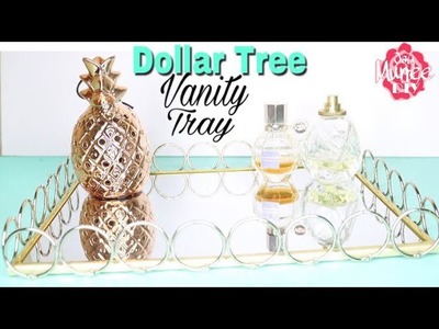Dollar Tree DIY Mirror Vanity Tray | Perfume Tray
