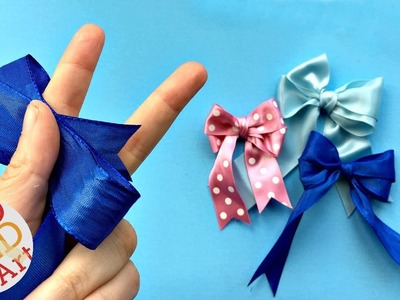 Double Bow Tutorial - Easy Hair Bow DIY - How to make a perfect bow - Craft Basics