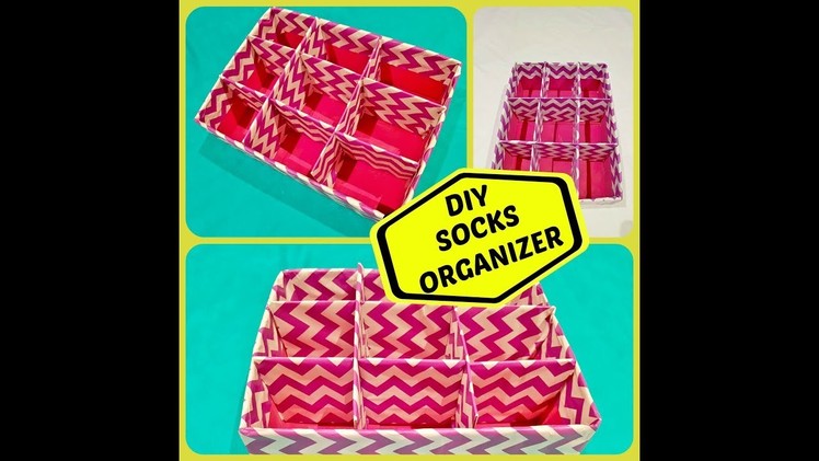 Easy DIY Socks.Stockings Organizer