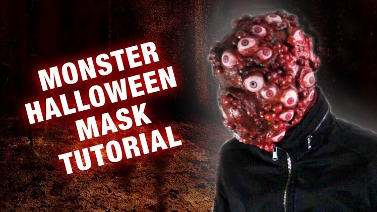 .  eine Monster Halloween Maske DIY. Tutorial