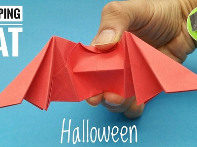 Flapping Bat for Halloween - DIY | Origami | Tutorial by Paper Folds - 797