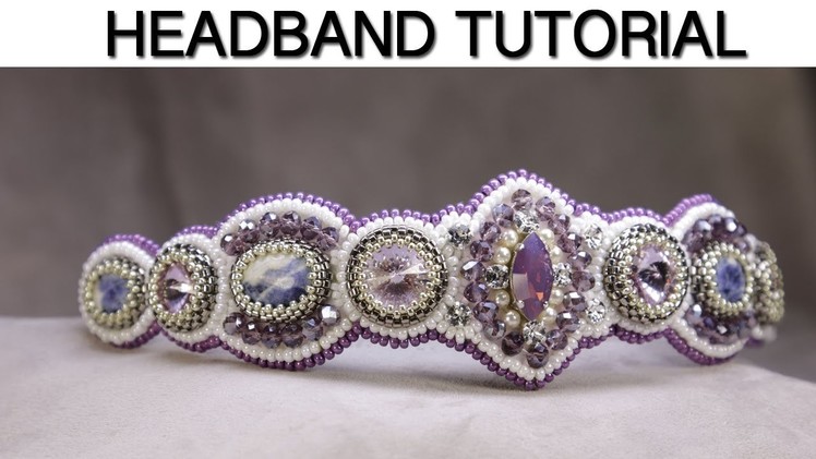 Headband Tutorial. How To Make beautiful, elegant headband DIY.