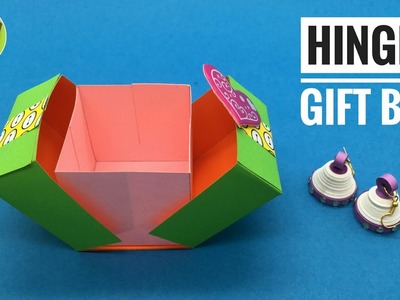 Hinged Square Gift Box - DIY Tutorial by Paper Folds - 789