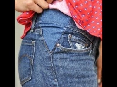 How to alter | Resize Waist In Jeans(DIY)