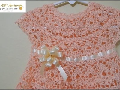 How to Crochet A Baby Dress Any Size -- Part 1