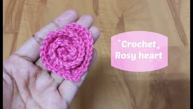 How to crochet a rosy heart? | !Crochet!