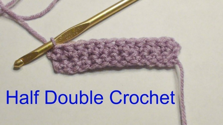 How to Half Double Crochet and Half Double Increase and Decrease Tutorial