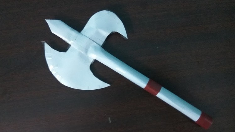 How to make a paper Halberd Weapon - Easy Tutorials | DIY