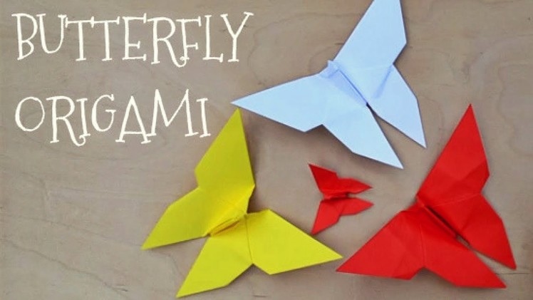 • How to make an origami butterfly • DIY easy tutorial | Jak složit motýla z papíru - návod •