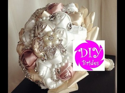How to make Brooch Bouquet l DIY Bouquet Kit Pearlie l No Wires Easy Tutorial