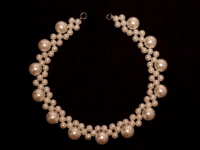 How To Make Designer Pearls Necklace | How Make Pearls Necklace | DIY | Chokar |Home Made Tutorial