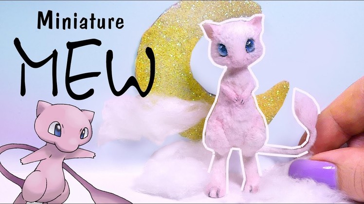 How To Mini Mew Tutorial. DIY Miniature Pokemon