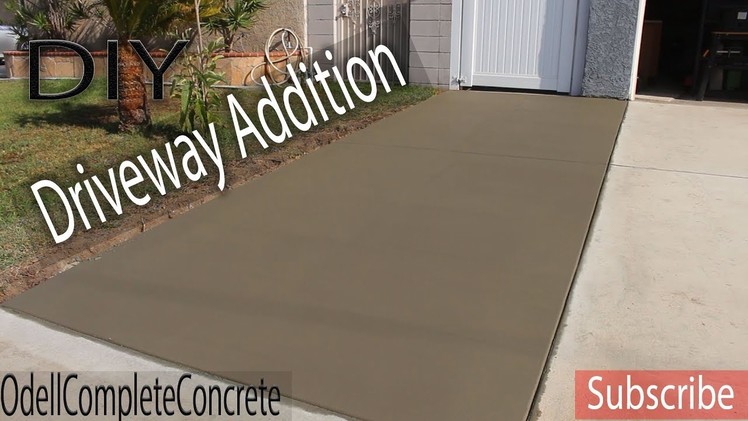 How to Pour a Great Beginners Slab! DIY Driveway Addition