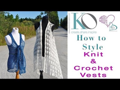 How to Style Knit & Crochet Vests recorded Facebook Live Broadcast 08.24.17