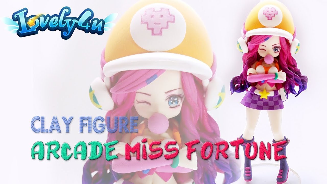 Lovely4u | VO27 | Miss Fortune from LoL | DIY| Clay Figure Tutorial