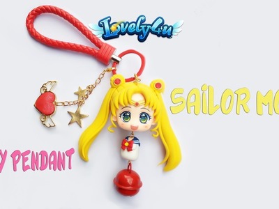 Lovely4u | VO39 | Sailor Moon Key Pendant | Kawaii Attack | DIY| Clay Tutorial