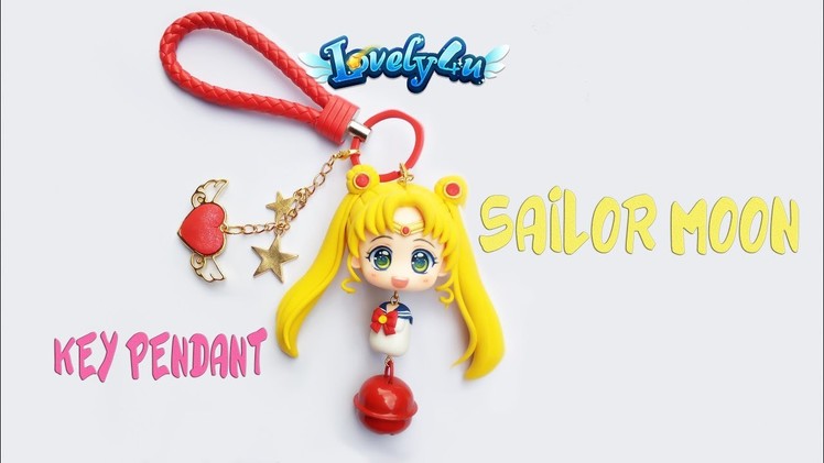 Lovely4u | VO39 | Sailor Moon Key Pendant | Kawaii Attack | DIY| Clay Tutorial