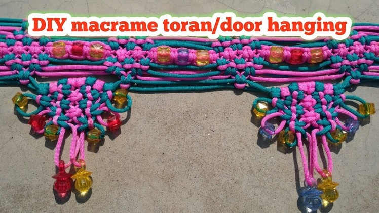 Macrame toran:-DIY macrame toran.door hanging.macrame wall hanging patterns.Educational power