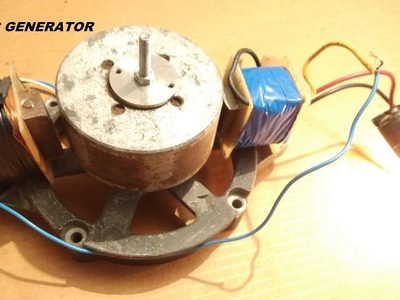 Make a 220V Free Energy Light Bulb AC Generator DIY