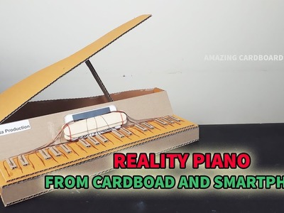 Make Reality Piano from Cardboad and Smartphone ✅ Amazing Cardboard DIY