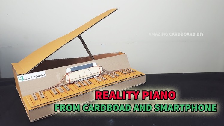 Make Reality Piano from Cardboad and Smartphone ✅ Amazing Cardboard DIY
