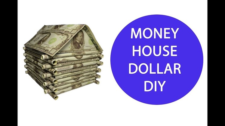 Money House Origami Dollar Folded Tutorial DIY Decoration