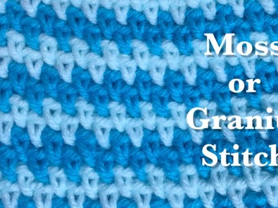 Moss Stitch- Crochet stitch #76