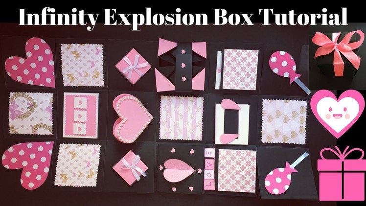 Never Ending Box DIY | Infinity Explosion Box Tutorial | How to make Infinity Explosion Box