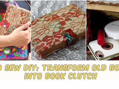 No-Sew DIY: Book Clutch Using Old Book| +Giveaway(CLOSED)