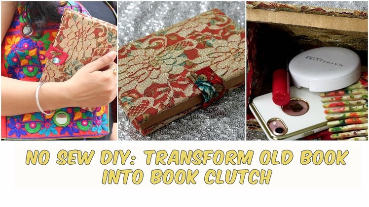 No-Sew DIY: Book Clutch Using Old Book| +Giveaway(CLOSED)