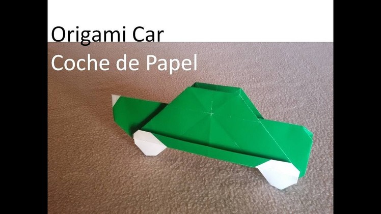 #Origami Car DIY Tutorial - Coche de Papel