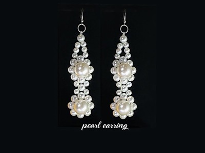 Pearl Earring Tutorial Fashion Jewelry DIY