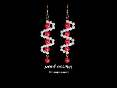 Pearl Earrings Tutorial Quick And Easy Fashion Jewelry DIY
