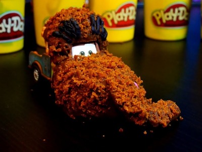 Play Doh Sesame Street Snuffleupagus Disney Cars 2 Mater DIY Playdoh Tutorial! 3D
