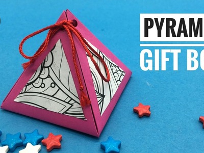 Pyramid Gift Box - DIY | How to make | Tutorial by Paper Folds - 795
