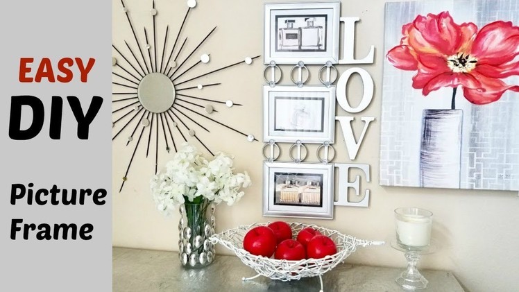 Quick and Easy Cheap Diy Wall Art Picture Frame.