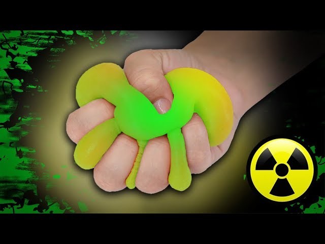 Radioactive Slime! Slime that Glows in the Dark! Easy DIY Slime Recipe! No Borax