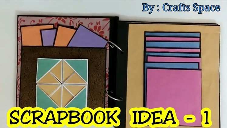 SCRAPBOOK IDEA 1 | DIY EASY SCRAPBOOK