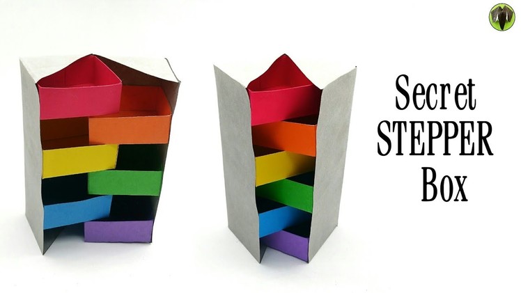 Secret Stepper Gift Box - DIY | How to make | Tutorial | Paper Folds - 793