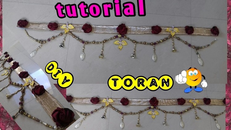 Toran making idea #Handmade door hangings #door hangers #hindu door decoration #door hanging online