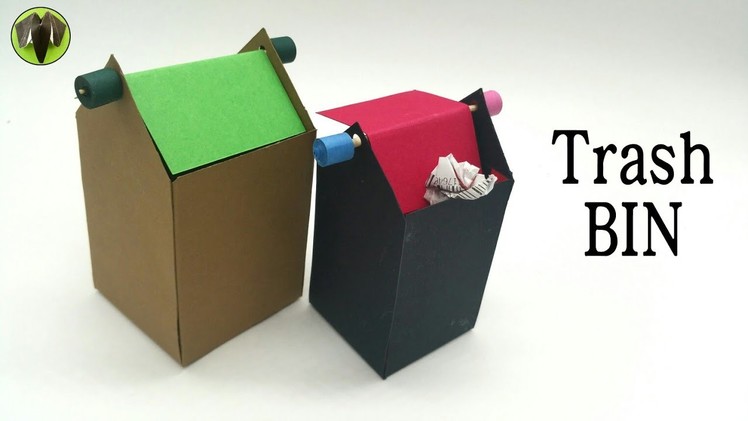 Trash Bin | Dust Bin - DIY | Tabletop | Handmade | Tutorial - 782