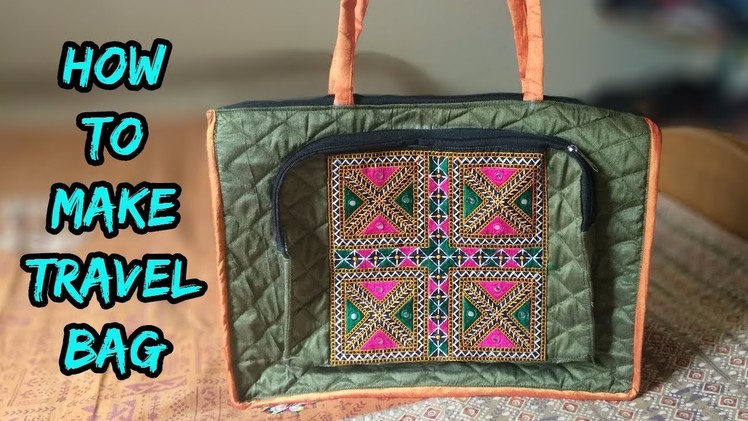 Travel bag for woman making at home DIY |amzon|flipkart|snapdeal|voonik|myntra|e-bay|shopclue|