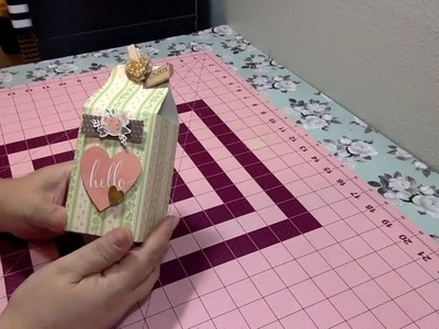 Treat Box Tutorial - Milk Carton Treat Box Easy DIY
