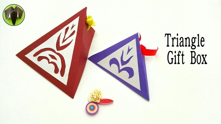Triangle Gift Box - Easy - DIY Tutorial by Paper Folds - 785