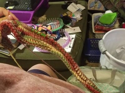 Tunisian crochet cable