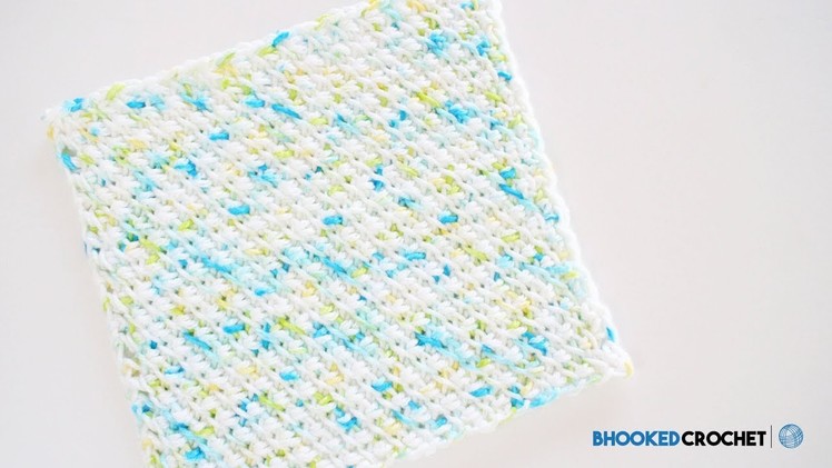 Tunisian Crochet Washcloth Series: Pattern One