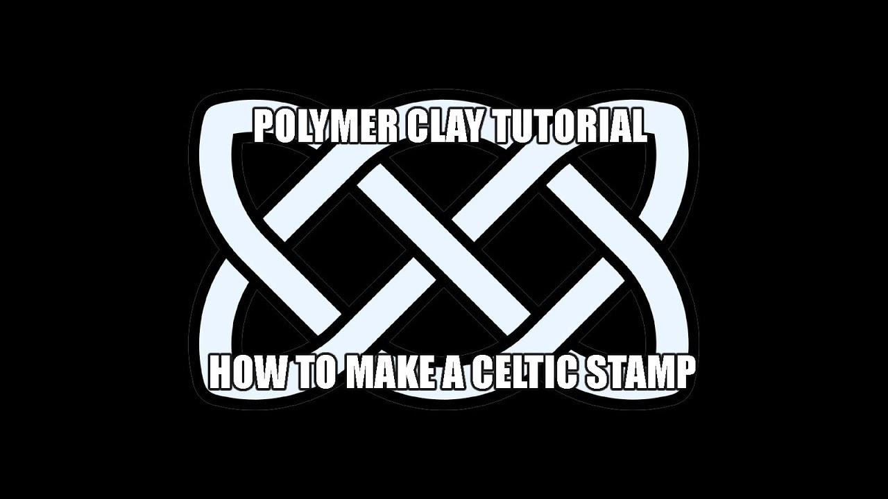 110-Polymer clay tutorial - How to - celtic texture stamp