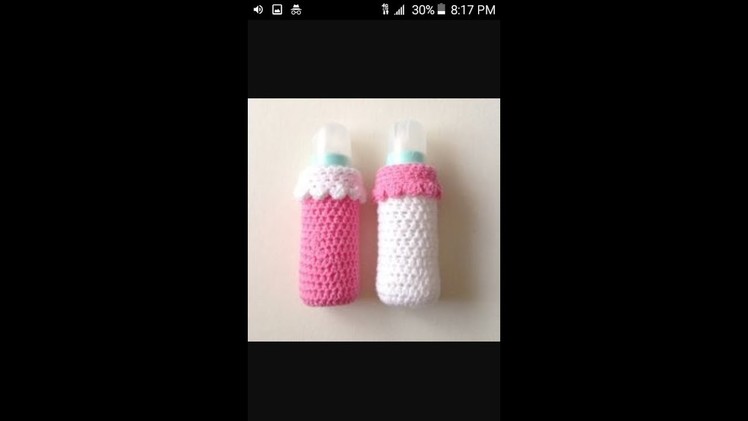 #3 how to crochet baby bottles