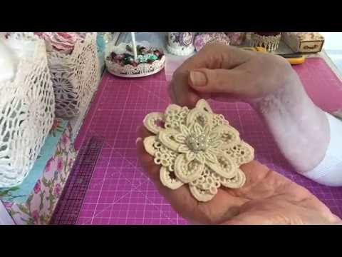 6 September 2017.  Tutorial. . How to make a simple little flower.