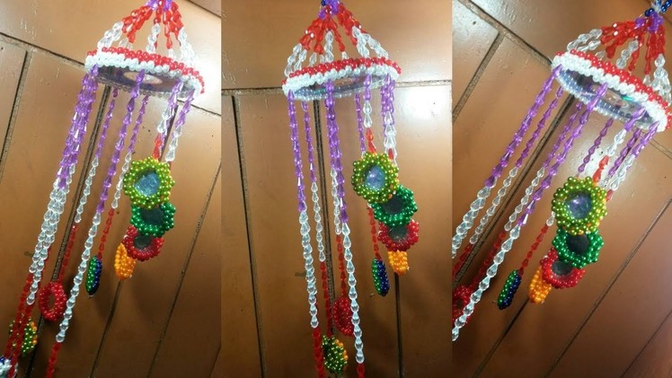 Amazing! Beaded Wind Chime | How To Make a Beaded Door Hanging For Room Decor | Beaded Craft Ideas